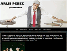 Tablet Screenshot of charlieperezmusic.org